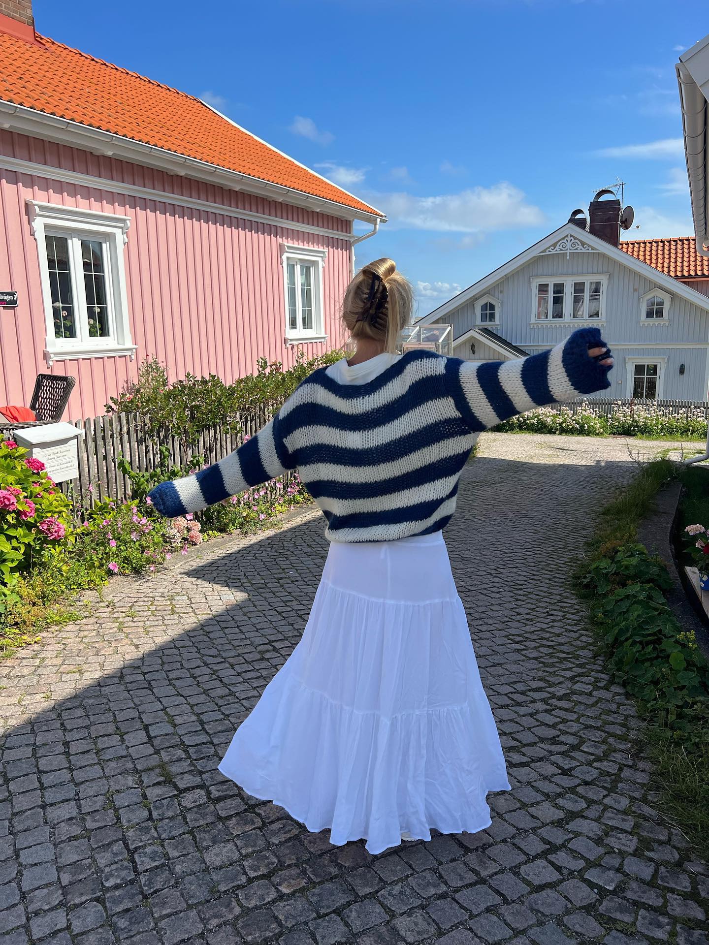 Anna Olympia Knit - NavyStriktrøjerinjainja